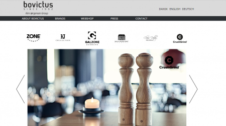 Bovictus A/S company website