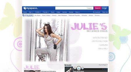 Artist MySpace page