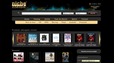 Music online shop
