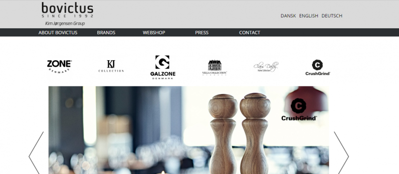 Bovictus A/S company website