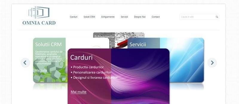 OMNIAcard company webpage